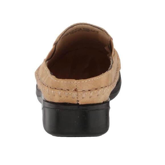 Easy Street Women's Kita Comfort Mules Beige Size 5 1/2 - Picture 4 of 6